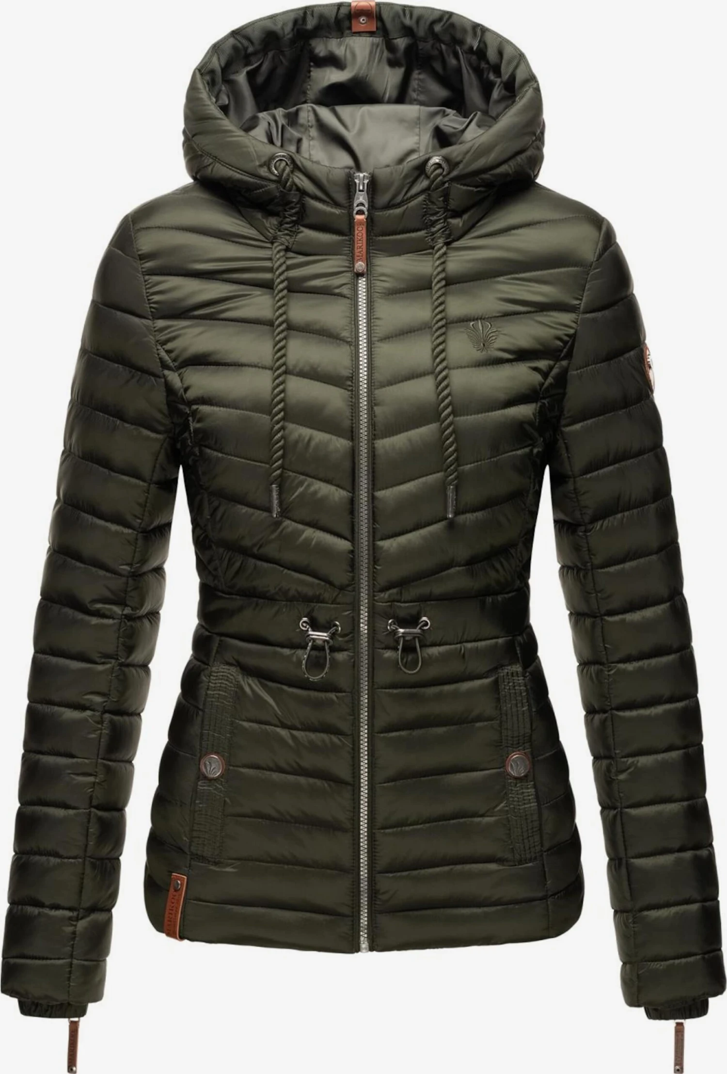 Marikoo Vestes De Mi-saison Veste Mi-saison Aniyaa Femme Olive 3 Marikoo Vestes De Mi-saison Veste Mi-saison Aniyaa Femme Olive