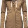 Marikoo Manteaux De Pluie Manteau Fonctionnel Zimtzicke Femme Noisette -Marikoo 372ae627be7e0701c3432f7177cf29d8