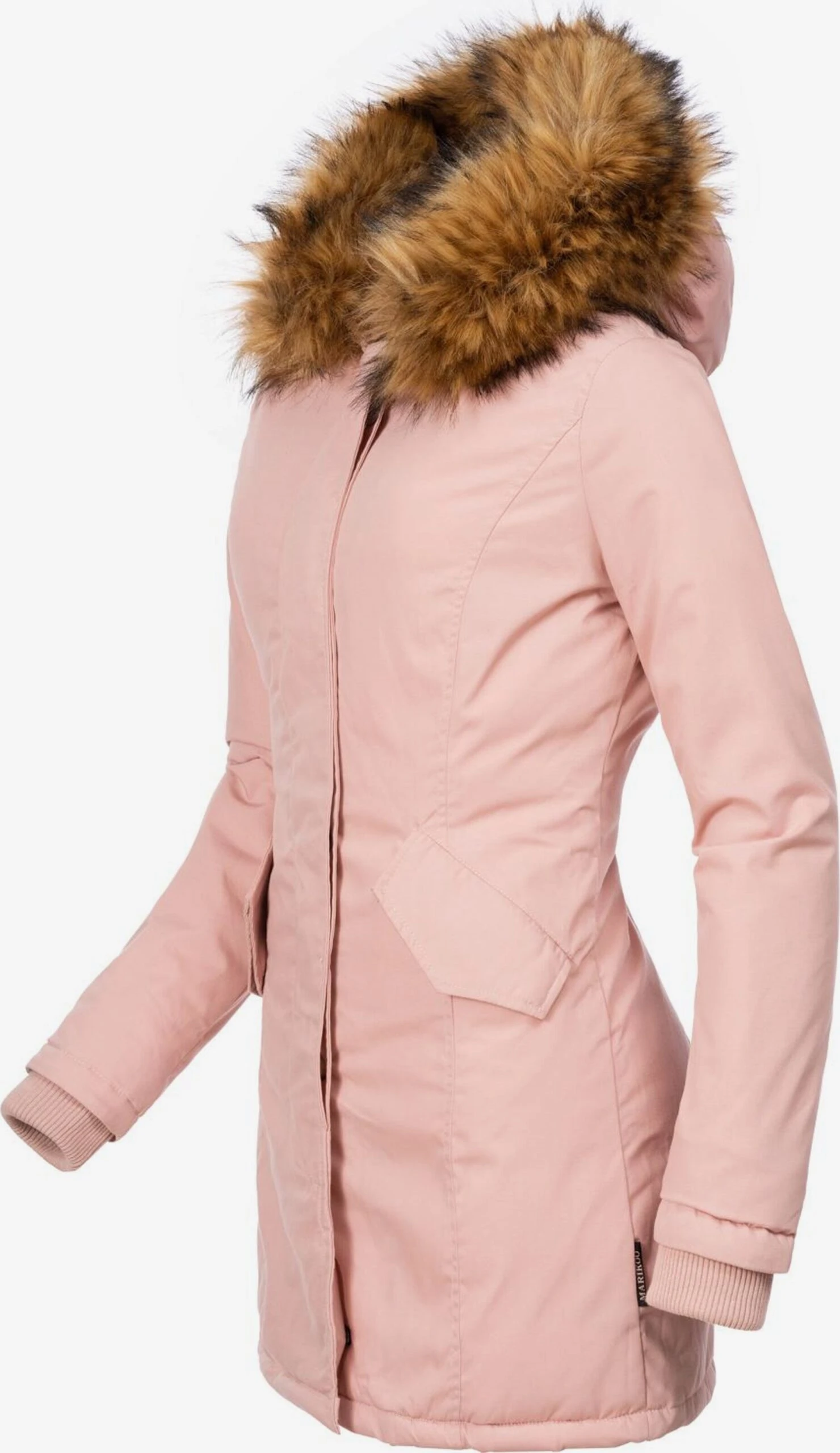 Marikoo Parkas Parka D’hiver Karmaa Femme Rose Clair 4 Marikoo Parkas Parka D’hiver Karmaa Femme Rose Clair – Image 2