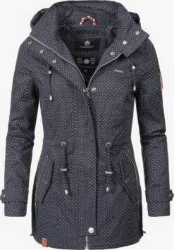 Marikoo Parkas Parka Mi-saison Nyokoo Femme Bleu Nuit