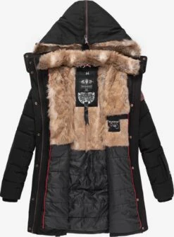 Marikoo Manteaux Courts Manteau D’hiver Femme Noir -Marikoo 3a76ff19317d13bcd2d1c68b52375d7d