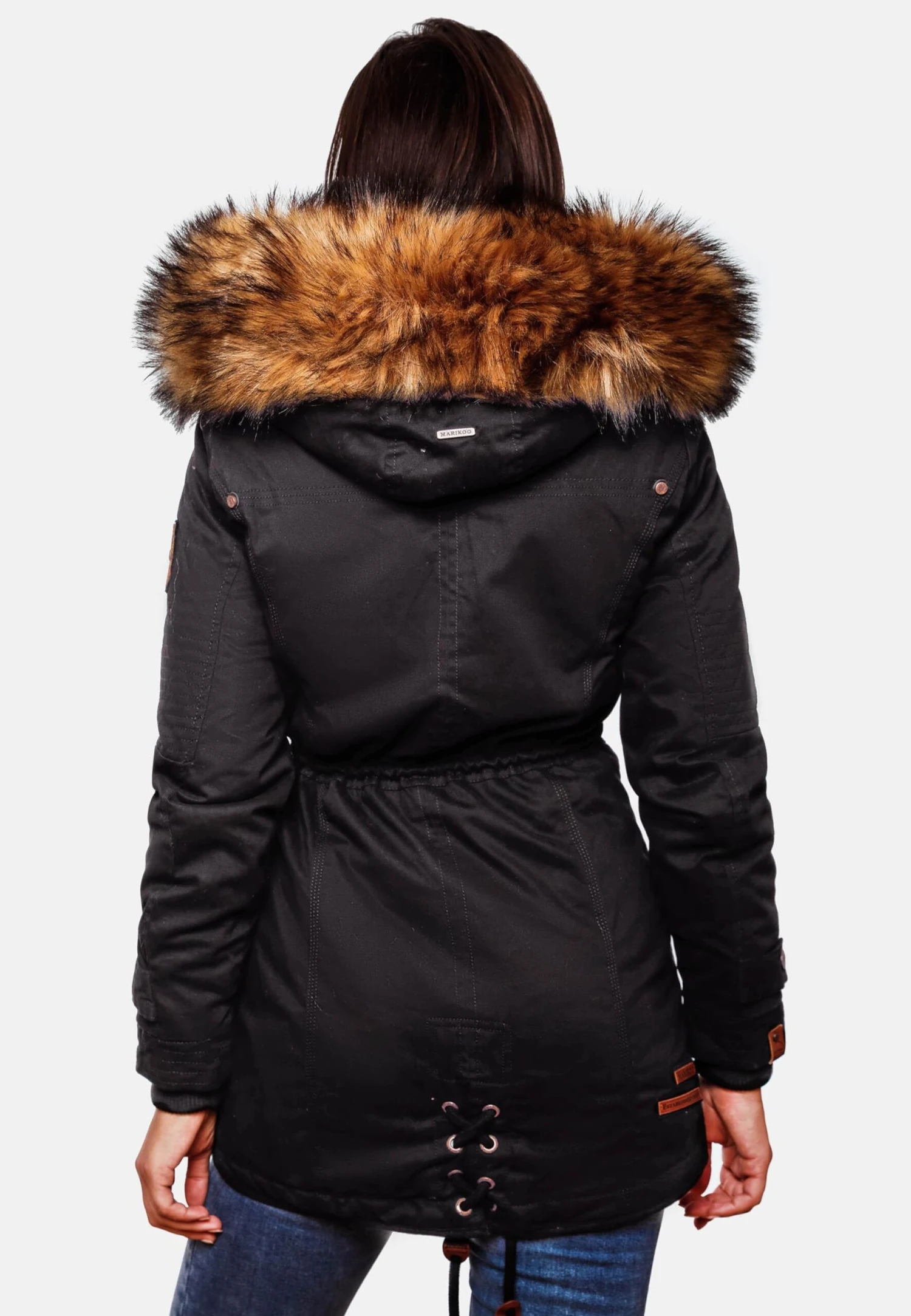 Marikoo Parkas Parka D’hiver La Viva Femme Noir 10 Marikoo Parkas Parka D’hiver La Viva Femme Noir – Image 8
