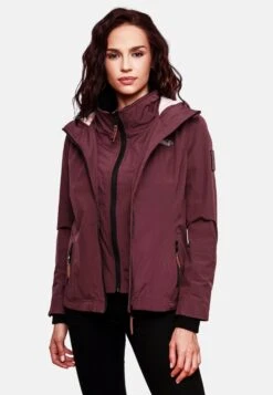 Marikoo Vestes Dextérieur Veste Fonctionnelle Erdbeere Femme Lie De Vin -Marikoo 3b32764306740e3ea2aa5c75f4439525