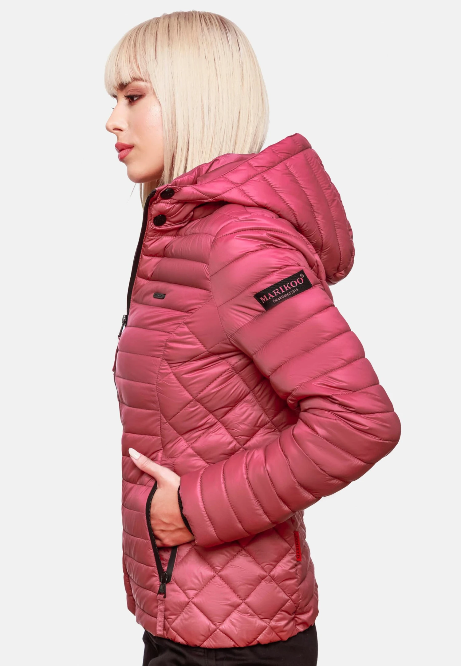 Marikoo Vestes De Mi-saison Veste Mi-saison Samtpfote Femme Rose Clair 7 Marikoo Vestes De Mi-saison Veste Mi-saison Samtpfote Femme Rose Clair – Image 5