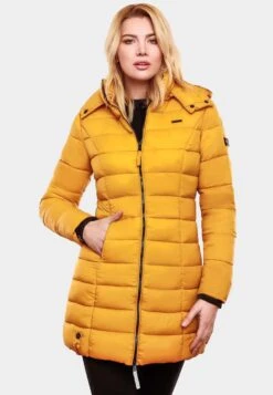 Marikoo Manteaux Courts Manteau D’hiver Abendsternchen Femme Jaune Dor -Marikoo 3f13ed3a3e646c4ddc5d6727313aff49