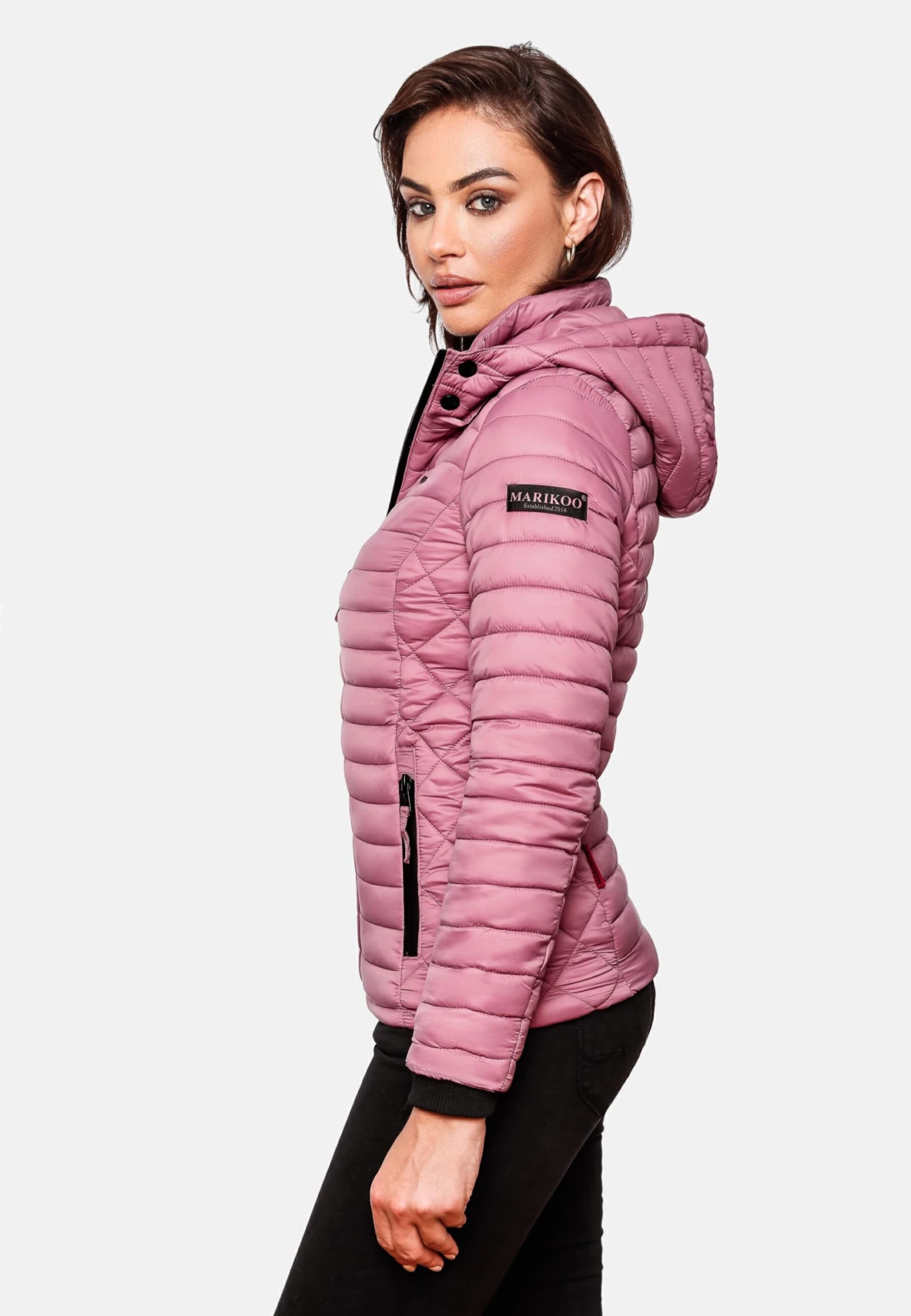 Marikoo Vestes De Mi-saison Veste Mi-saison Samtpfote Femme Rose 8 Marikoo Vestes De Mi-saison Veste Mi-saison Samtpfote Femme Rose – Image 6