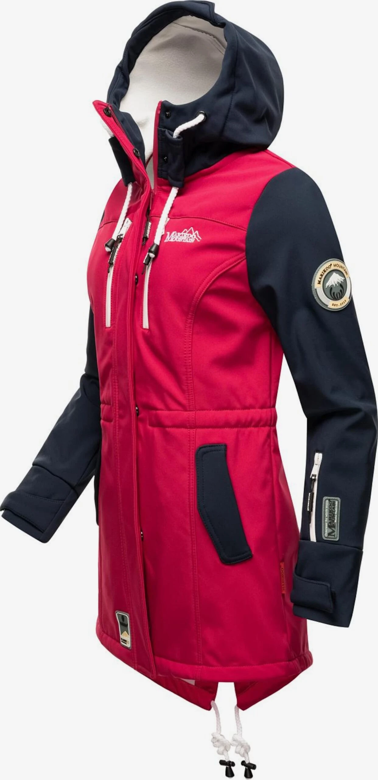 Marikoo Manteaux De Pluie Manteau Fonctionnel Zimtzicke Femme Bleu Marine / Rose 4 Marikoo Manteaux De Pluie Manteau Fonctionnel Zimtzicke Femme Bleu Marine / Rose – Image 2