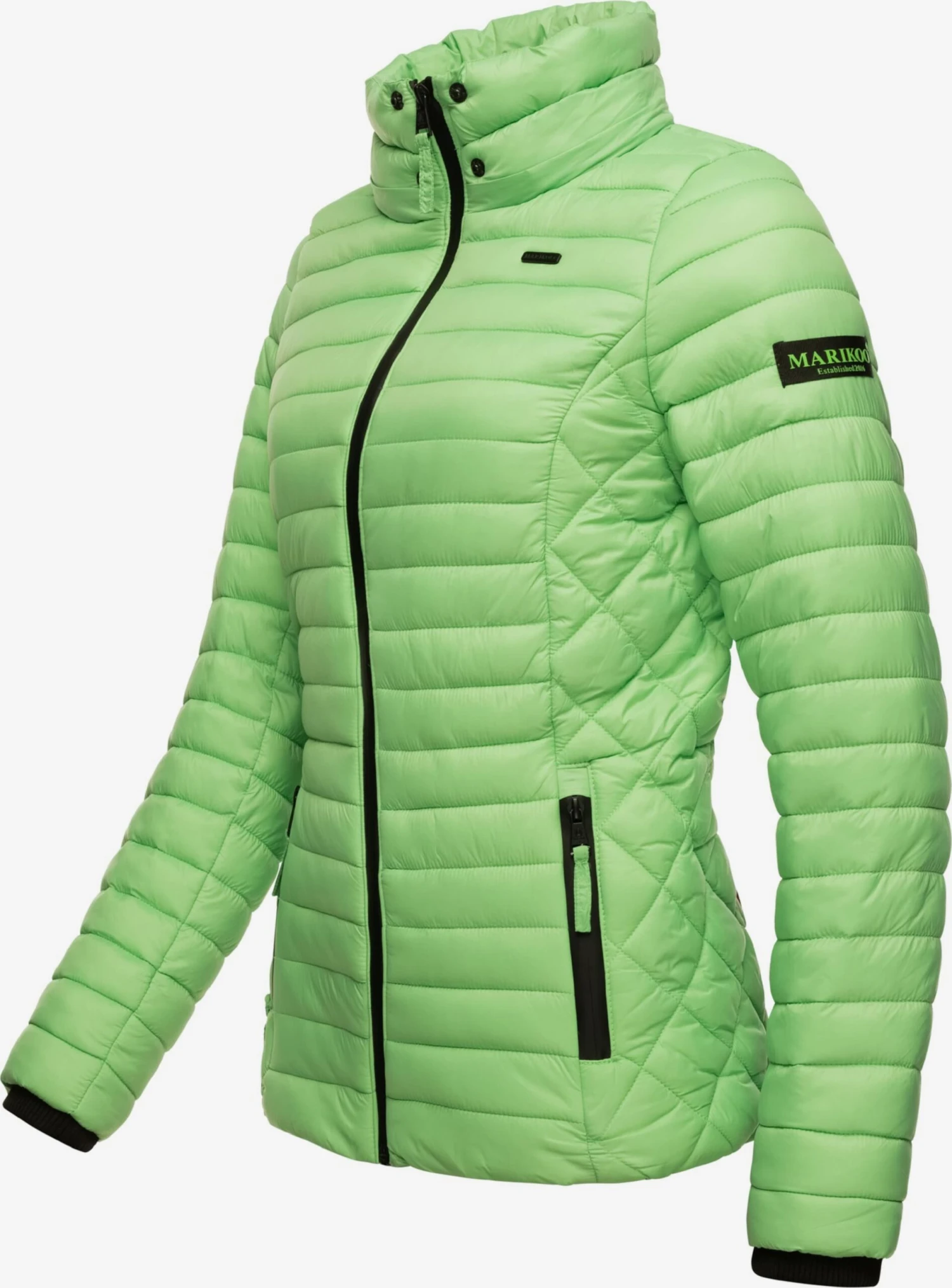 Marikoo Vestes De Mi-saison Veste Mi-saison Samtpfote Femme Vert Clair 6 Marikoo Vestes De Mi-saison Veste Mi-saison Samtpfote Femme Vert Clair – Image 4