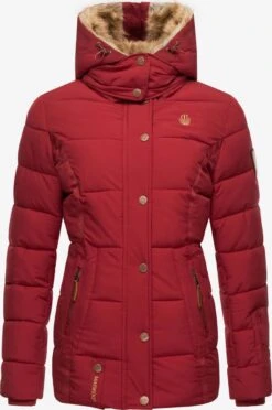 Marikoo Vestes Dhiver Veste D’hiver Nekoo Femme Rouge -Marikoo 43567be17aff3dbebb1d6e617bbd79a8