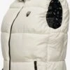 Marikoo Vestes Sans Manches Gilet Eisflöckchen Femme Blanc Cassé -Marikoo 44b8a29f84d6aebb0eb8ee52c5355383