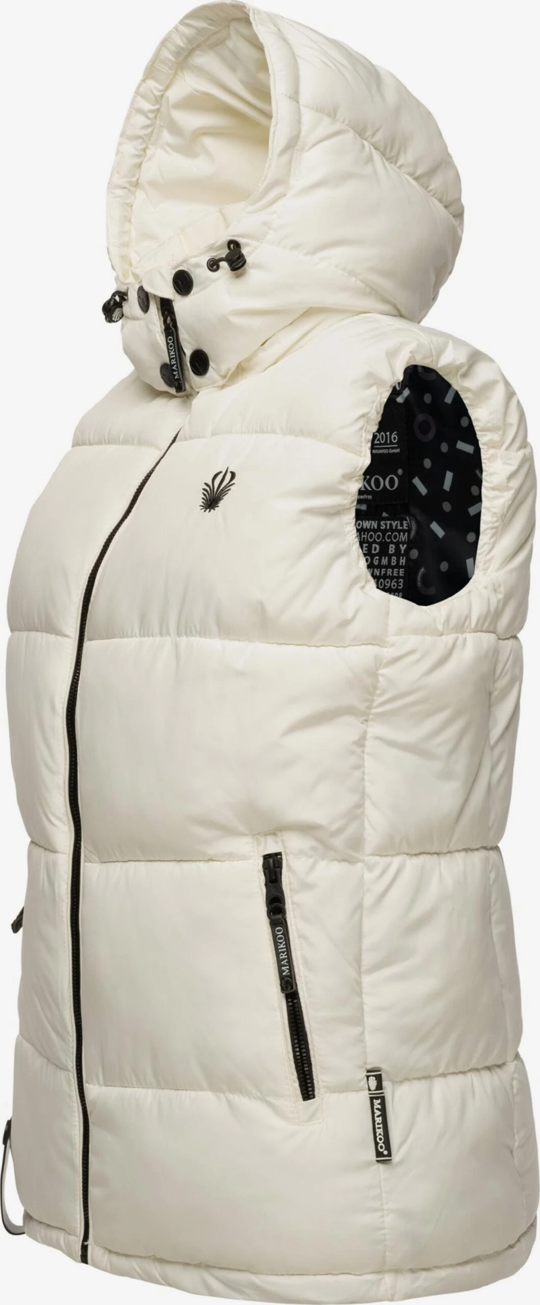 Marikoo Vestes Sans Manches Gilet Eisflöckchen Femme Blanc Cassé 3 Marikoo Vestes Sans Manches Gilet Eisflöckchen Femme Blanc Cassé