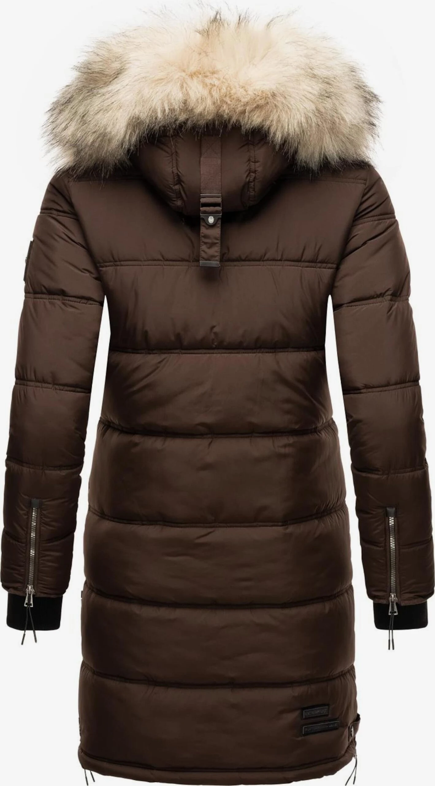 Marikoo Manteaux Dhiver Manteau D’hiver Chaskaa Femme Chocolat 5 Marikoo Manteaux Dhiver Manteau D’hiver Chaskaa Femme Chocolat – Image 3