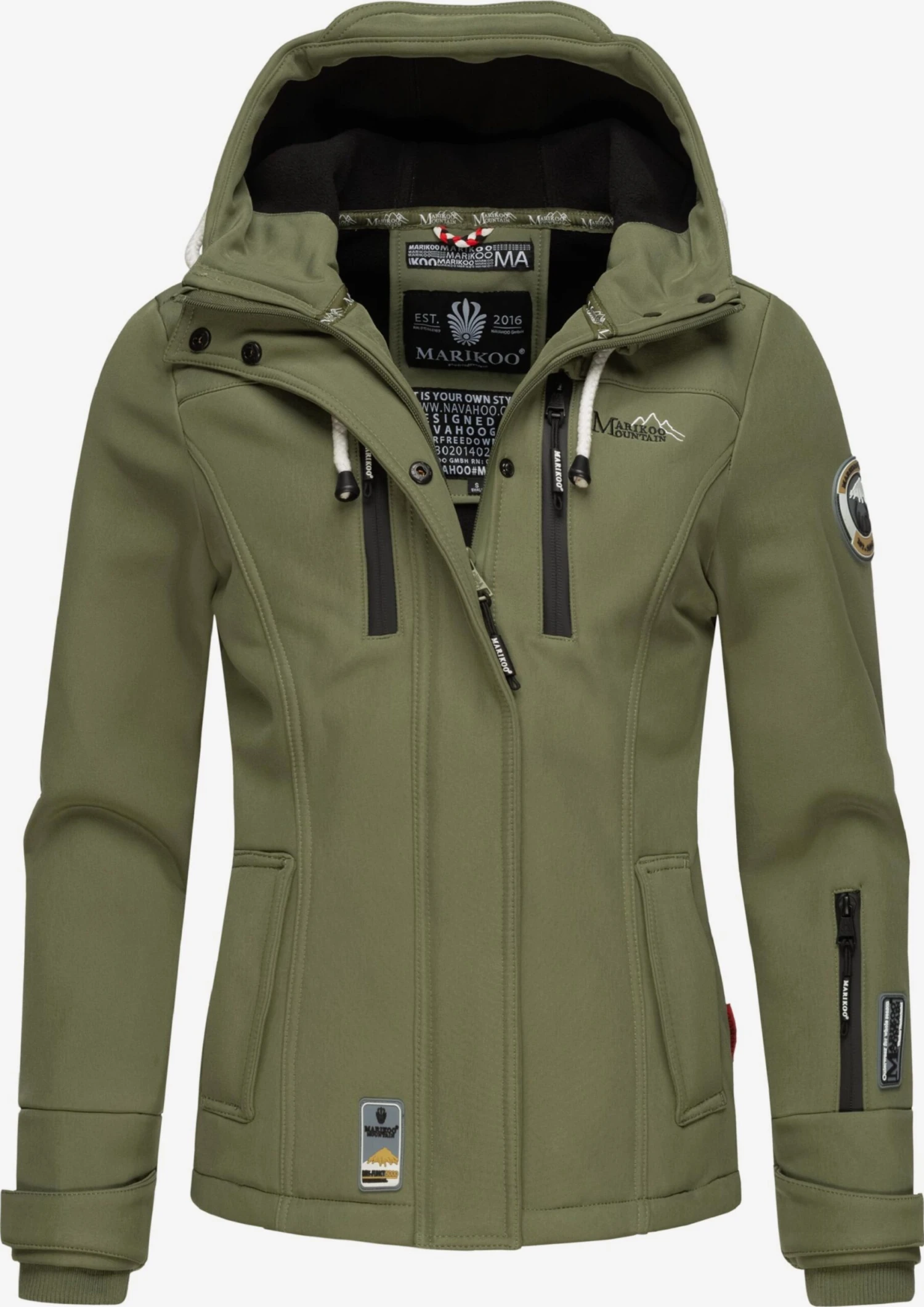 Marikoo Vestes De Mi-saison Veste Mi-saison Kleinezicke Femme Pomme 6 Marikoo Vestes De Mi-saison Veste Mi-saison Kleinezicke Femme Pomme – Image 4