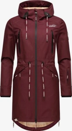 Marikoo Parkas Parka Mi-saison Femme Bordeaux