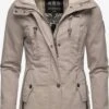 Marikoo Vestes Dhiver Veste D’hiver Bikoo Femme Beige Clair