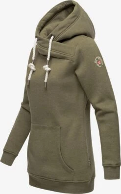 Marikoo Sweats à Capuche Sweat-shirt Izuyaa Femme Olive -Marikoo 46c55ea3cab6ae88528d36881f4022bc