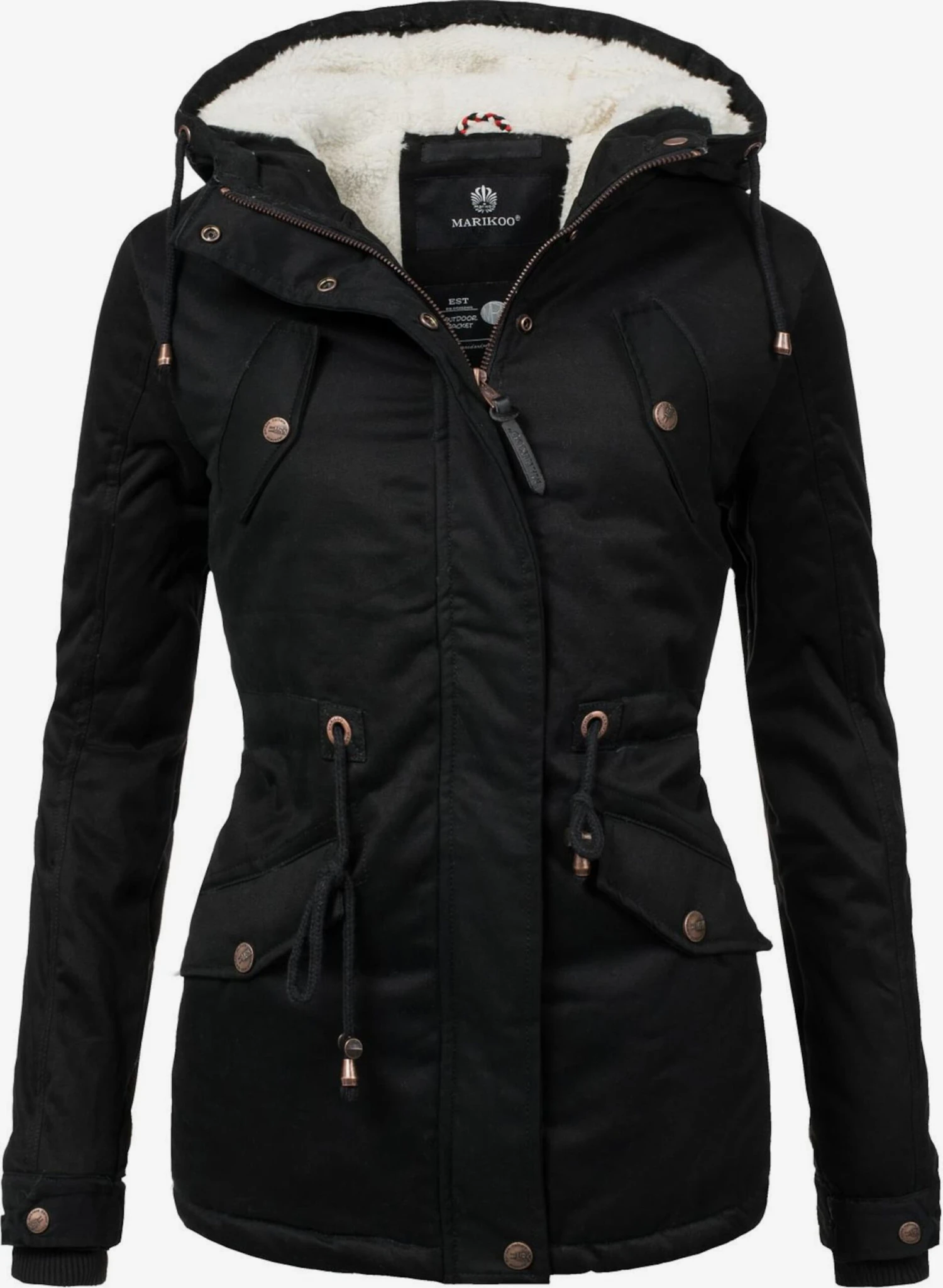 Marikoo Vestes Dhiver Veste D’hiver Manolya Femme Noir 3 Marikoo Vestes Dhiver Veste D’hiver Manolya Femme Noir