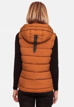 Marikoo Vestes Sans Manches Gilet Taisaa Femme Caramel -Marikoo 4ab9ce901ac26d2b44e6950ef47aff84