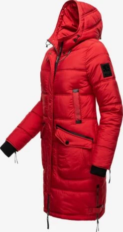 Marikoo Manteaux Dhiver Manteau D’hiver Chaskaa Femme Rouge -Marikoo 4ac1c4f4348e052bf22084bf199777f7