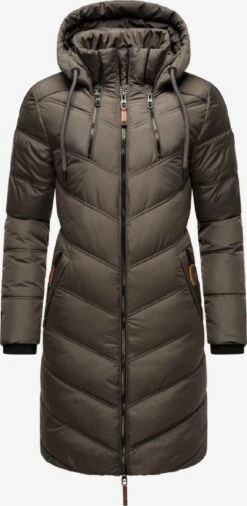 Marikoo Manteaux Dhiver Manteau D’hiver Armasa Femme Anthracite