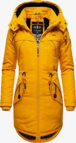 Marikoo Parkas Parka D’hiver Kamii Femme Jaune Dor