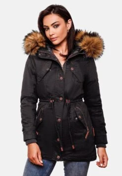 Marikoo Parkas Parka D’hiver La Viva Femme Noir 16 Marikoo Parkas Parka D’hiver La Viva Femme Noir -Marikoo 4d033a005ae1ce5933ba70201341041a