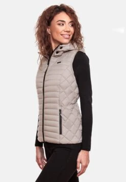 Marikoo Vestes Sans Manches Gilet Hasenpfote Femme Gris Clair 15 Marikoo Vestes Sans Manches Gilet Hasenpfote Femme Gris Clair -Marikoo 4d6a75b3ccf834d5b87f1773ea68bc13