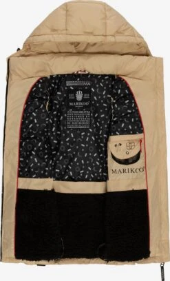 Marikoo Vestes Sans Manches Gilet Eisflöckchen Femme Beige -Marikoo 4d8ba6d6fbbd5698d16e83a50b963aa7