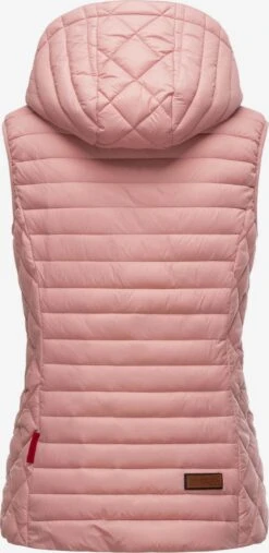 Marikoo Vestes Sans Manches Gilet Hasenpfote Femme Rose -Marikoo 4df3e803ddc728d62c609f572990a915