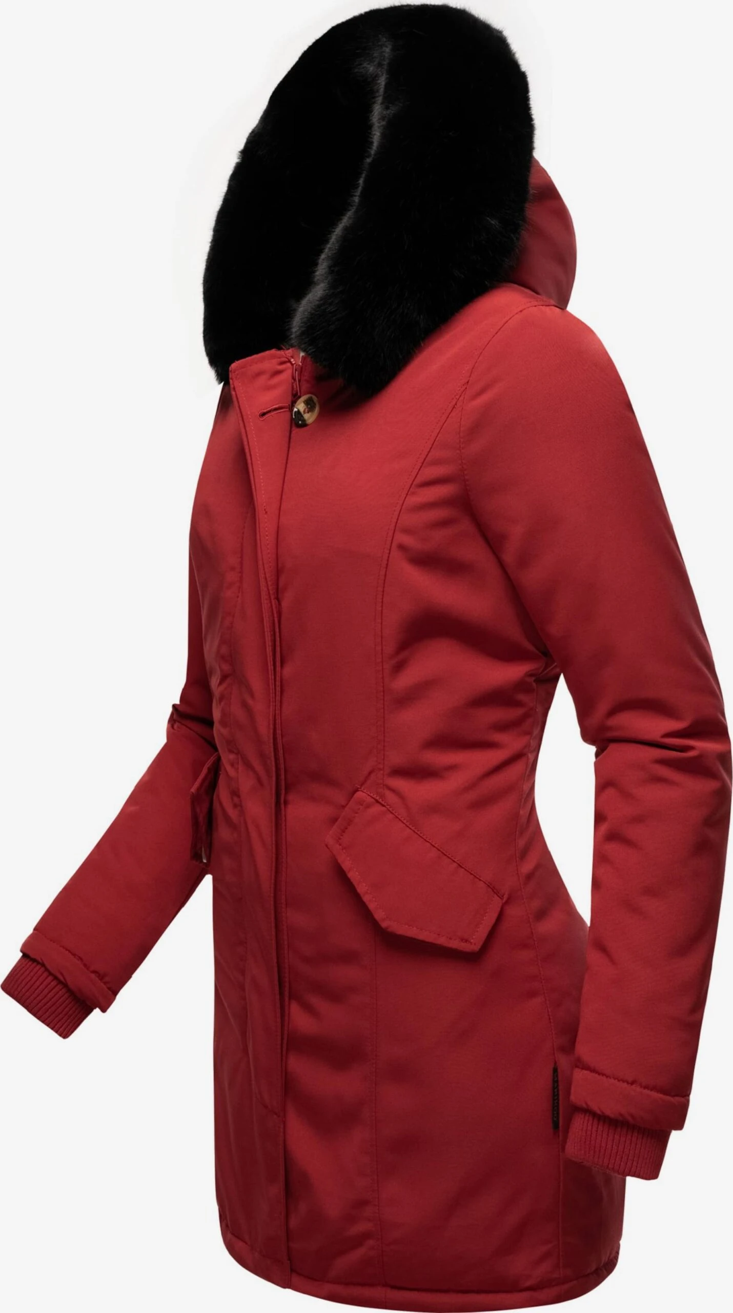 Marikoo Parkas Parka D’hiver Karmaa Femme Rouge 4 Marikoo Parkas Parka D’hiver Karmaa Femme Rouge – Image 2