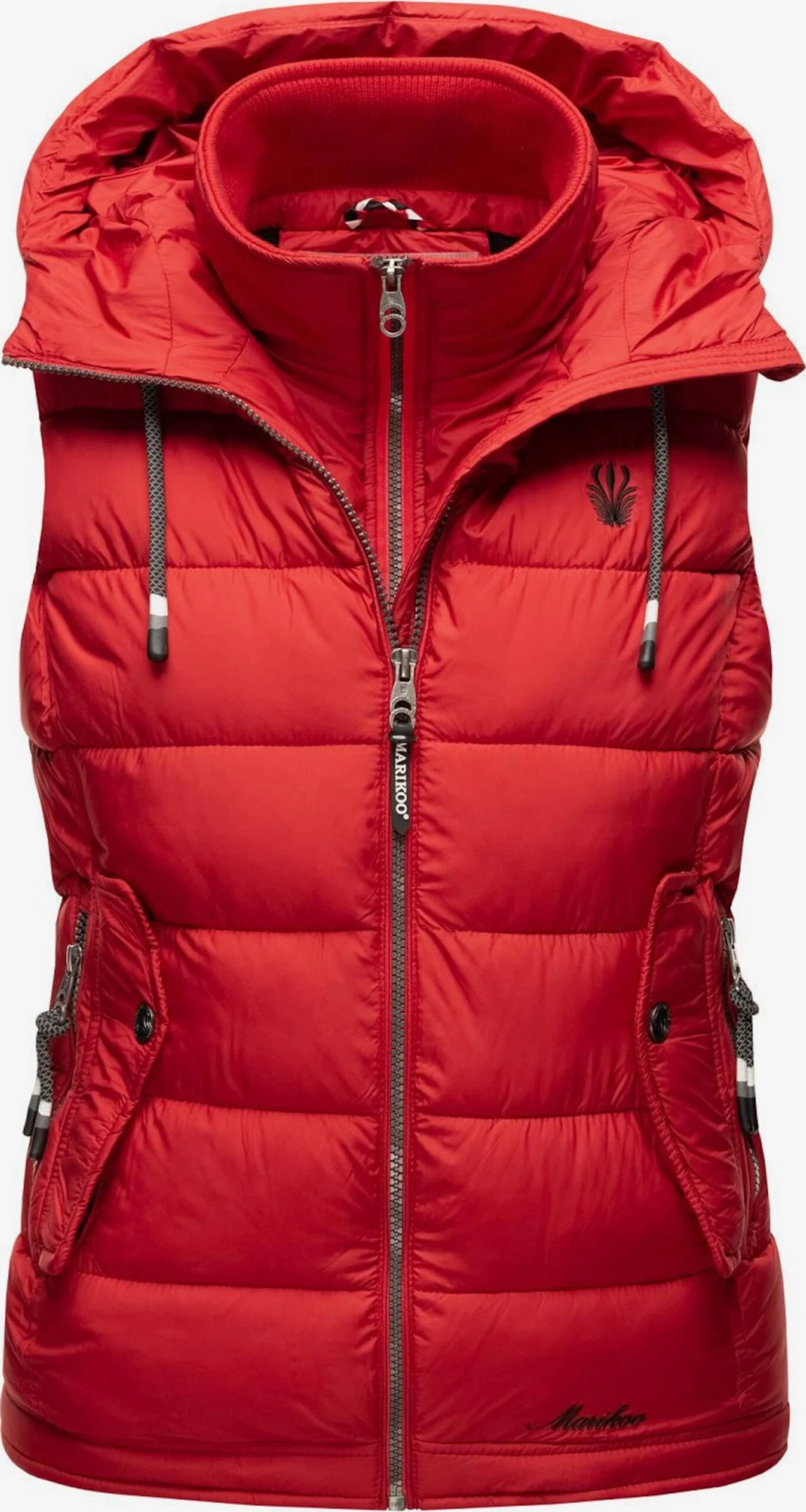 Marikoo Vestes Sans Manches Gilet Taisaa Femme Rouge 3 Marikoo Vestes Sans Manches Gilet Taisaa Femme Rouge
