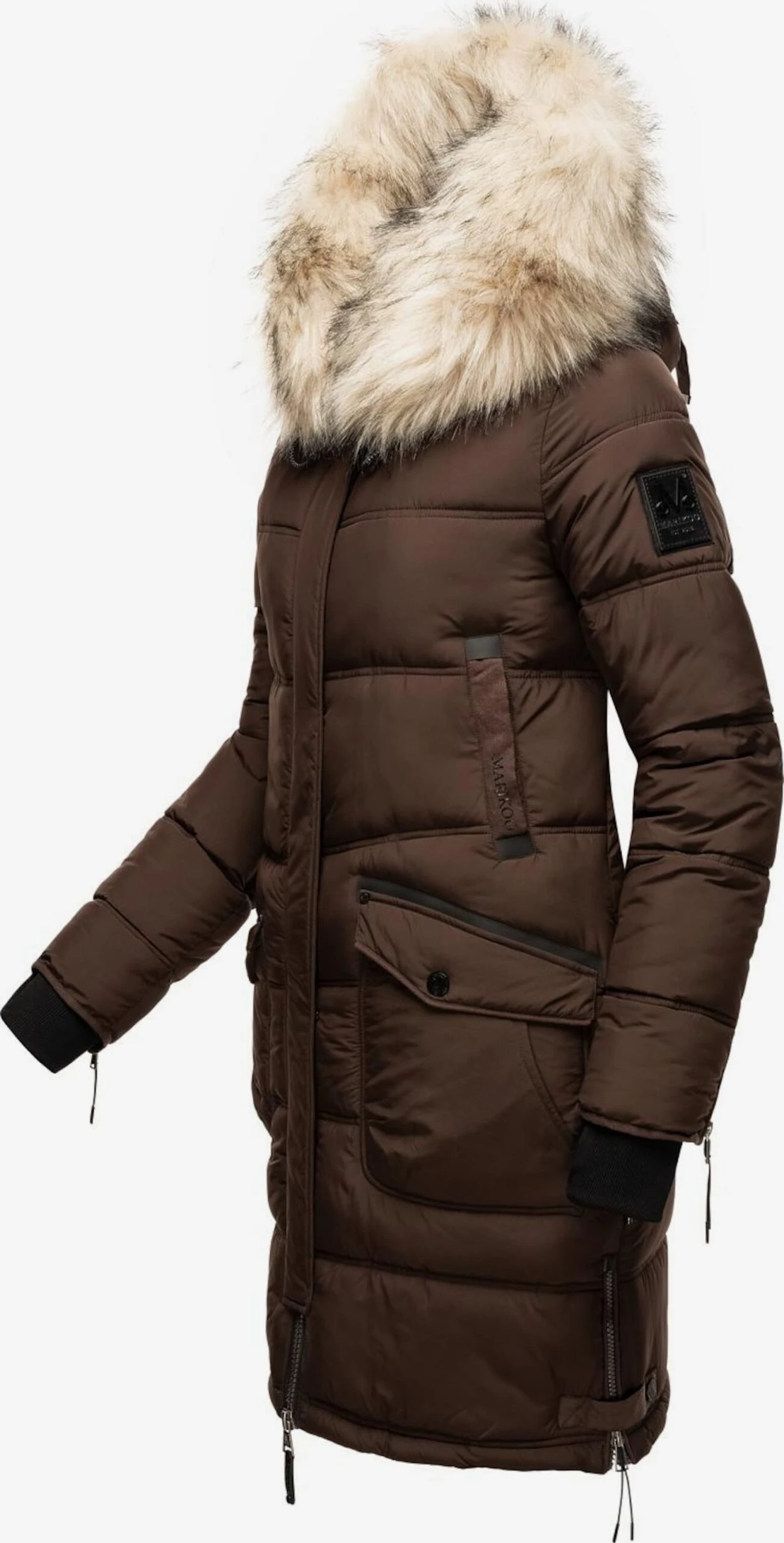 Marikoo Manteaux Dhiver Manteau D’hiver Chaskaa Femme Chocolat 4 Marikoo Manteaux Dhiver Manteau D’hiver Chaskaa Femme Chocolat – Image 2