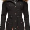 Marikoo Parkas Parka D’hiver La Viva Femme Noir 1 Marikoo Parkas Parka D’hiver La Viva Femme Noir -Marikoo 5616078dc92a7265e11da81b23245522