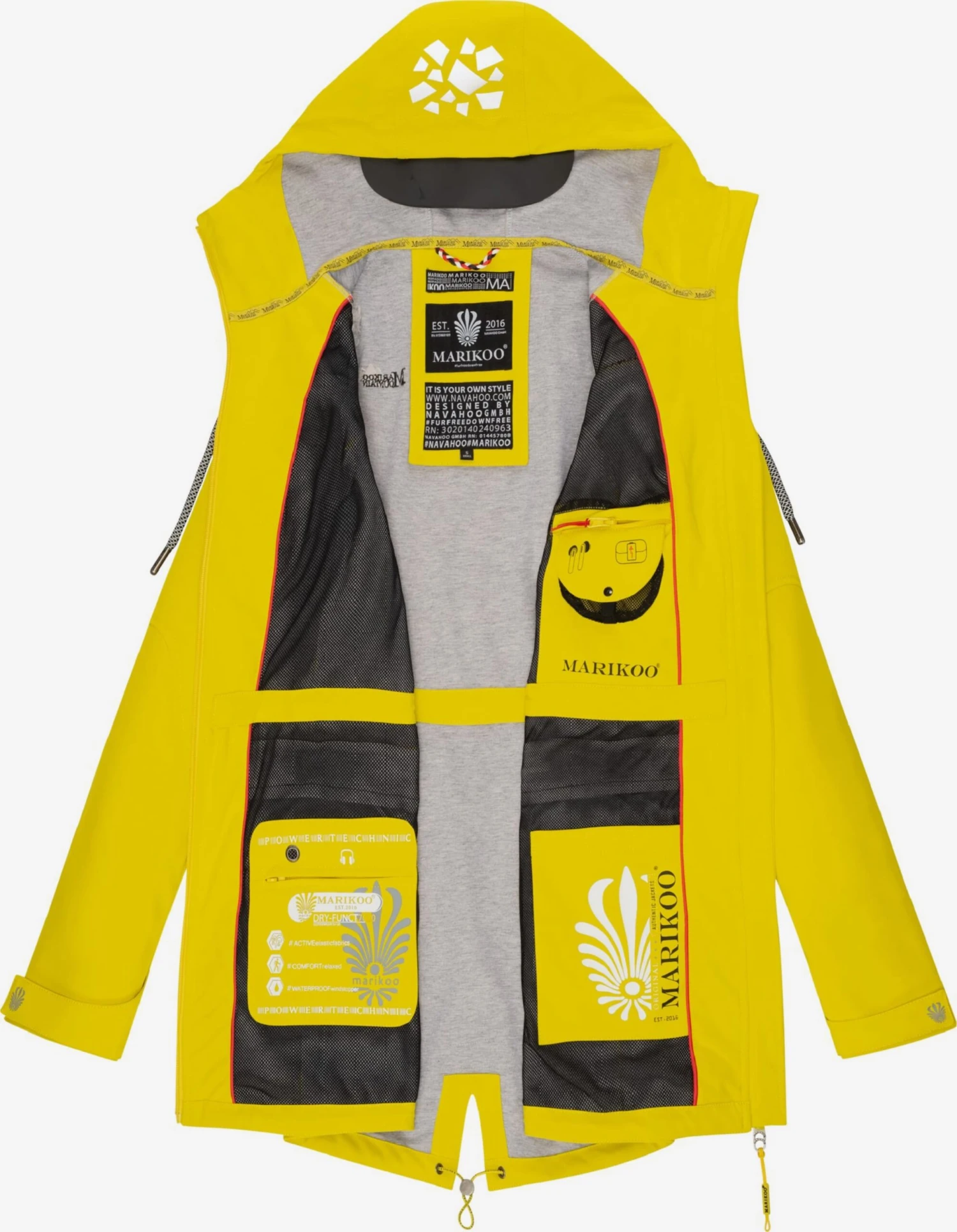 Marikoo Vestes Dextérieur Veste Fonctionnelle Ulissaa Femme Citron 7 Marikoo Vestes Dextérieur Veste Fonctionnelle Ulissaa Femme Citron – Image 5