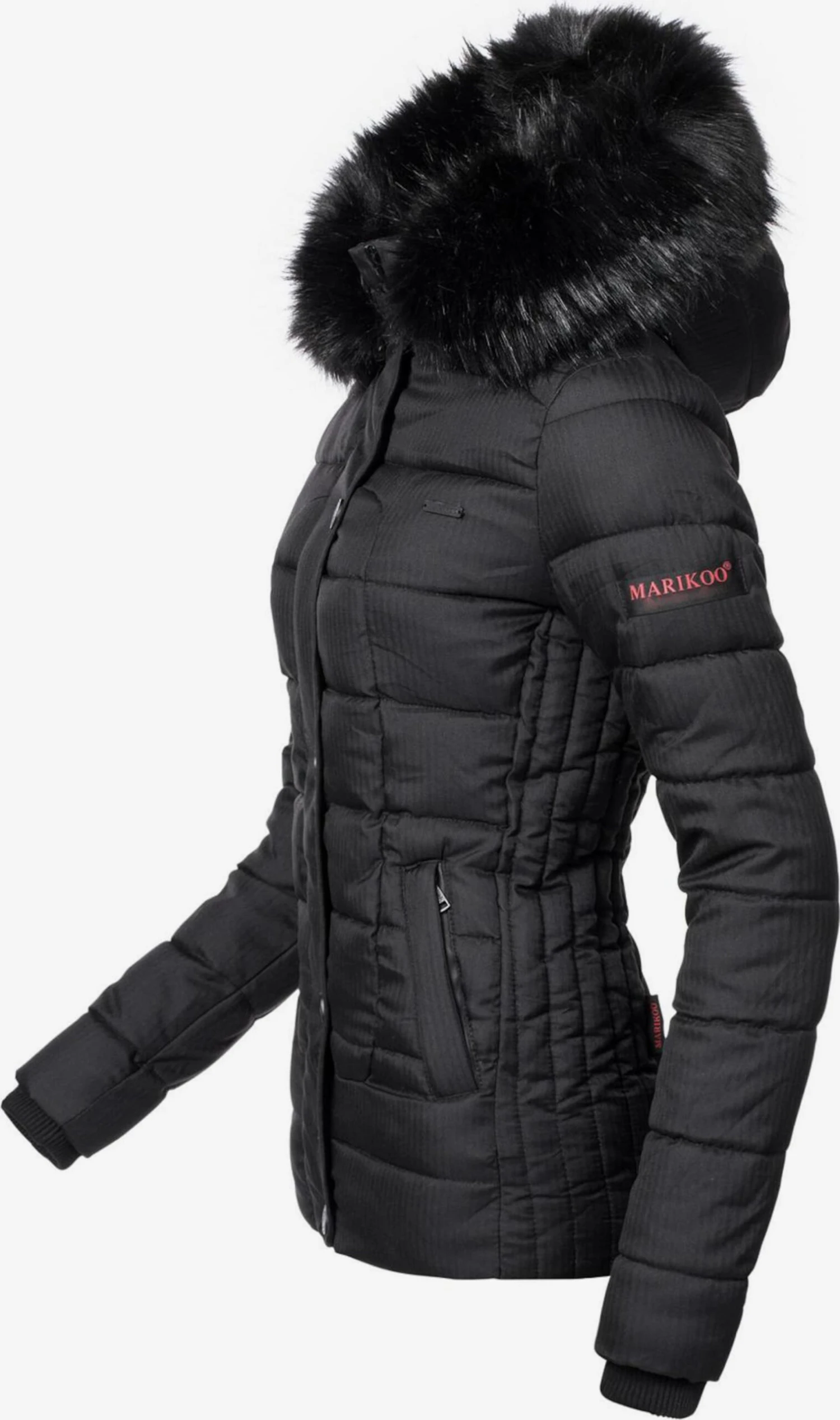 Marikoo Vestes Dhiver Veste D’hiver Unique Femme Noir 4 Marikoo Vestes Dhiver Veste D’hiver Unique Femme Noir – Image 2