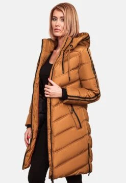 Marikoo Manteaux Dhiver Manteau D’hiver Armasa Femme Caramel -Marikoo 576f052b382c9410dceb8f6d9462b53e