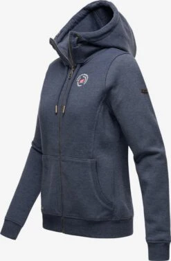 Marikoo Sweats Zippés Veste De Survêtement Setsunaa Femme Bleu-gris -Marikoo 5908f3b6a7e7db0e9dd5643e9ab36a72