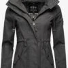 Marikoo Parkas Parka Mi-saison Nyokoo Femme Anthracite -Marikoo 59215223ab18e45830580f503e04a4b2