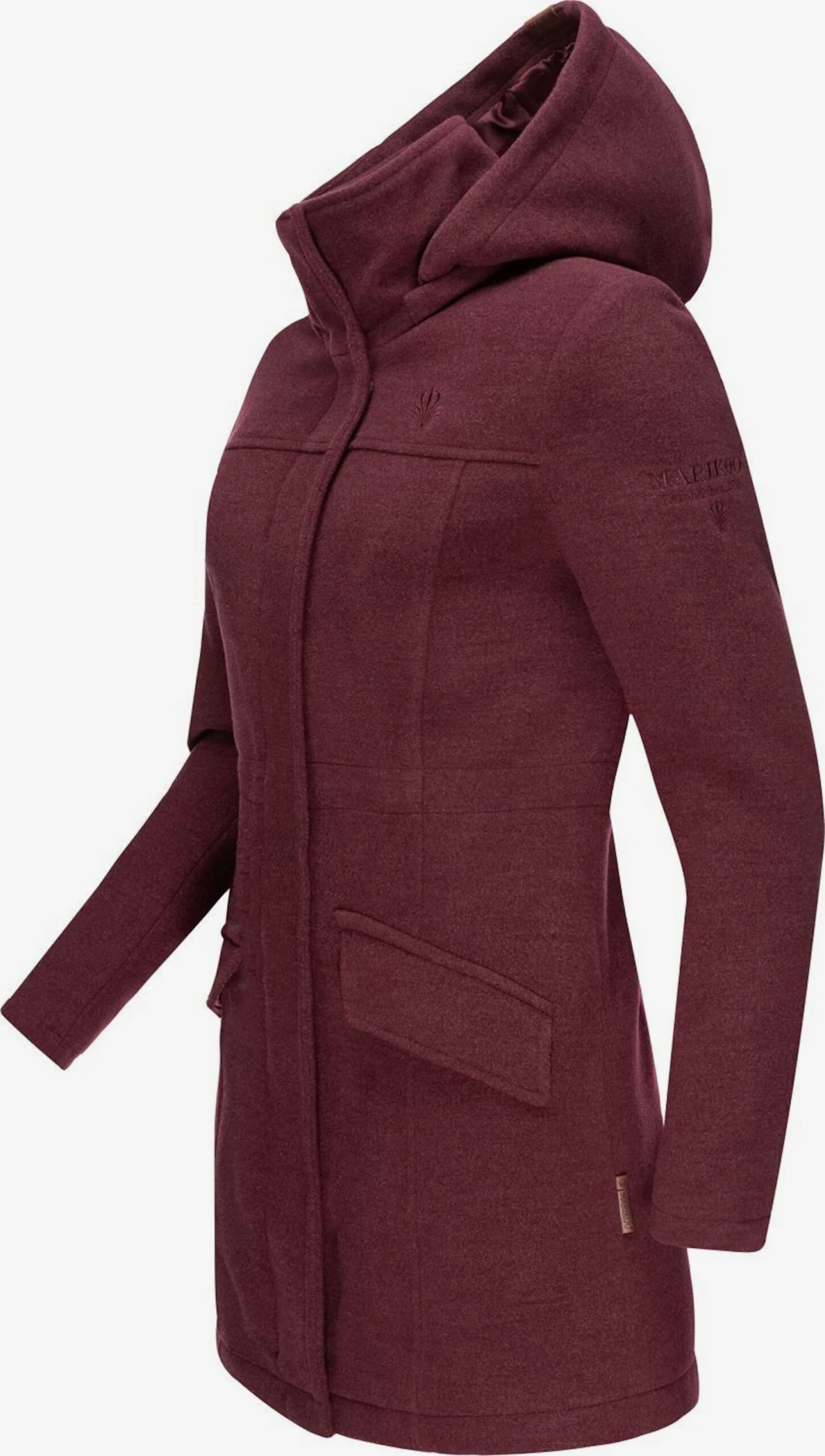 Marikoo Manteaux Dhiver Manteau D’hiver Femme Bordeaux 4 Marikoo Manteaux Dhiver Manteau D’hiver Femme Bordeaux – Image 2