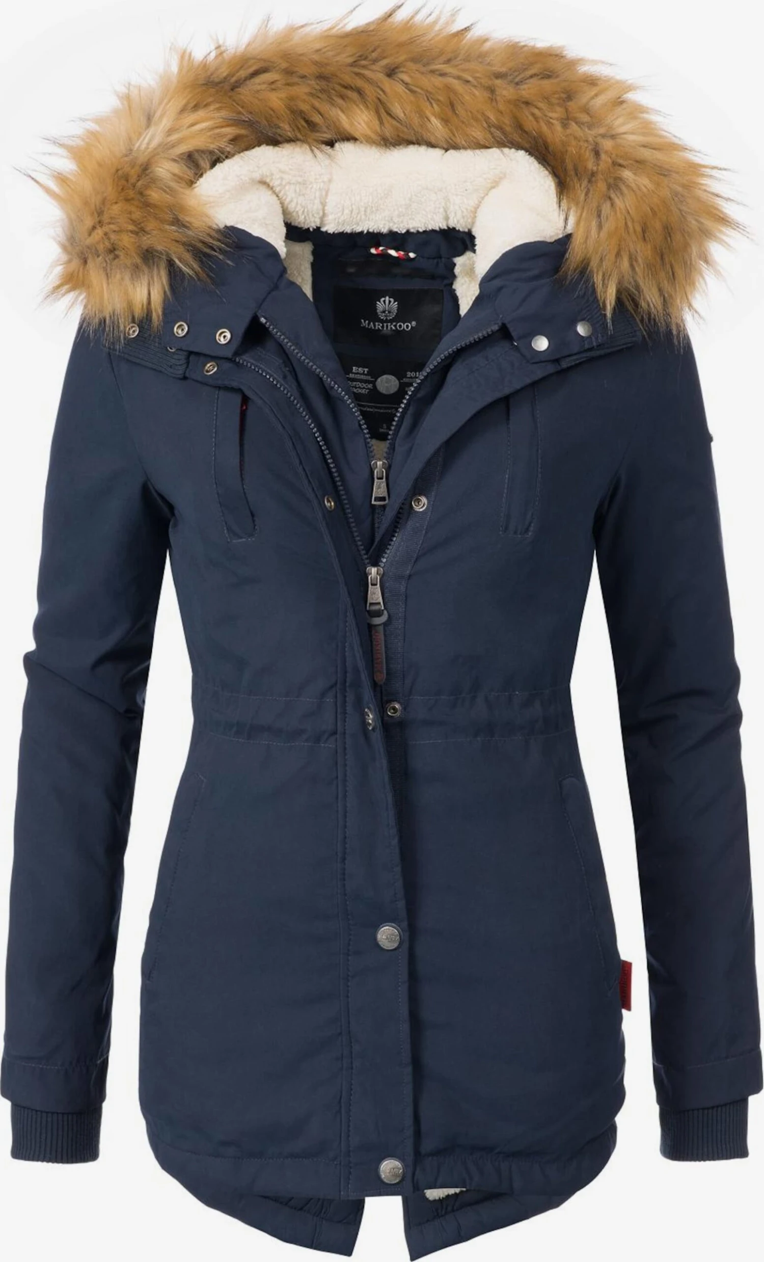 Marikoo Parkas Parka D’hiver Akira Femme Bleu Nuit 3 Marikoo Parkas Parka D’hiver Akira Femme Bleu Nuit