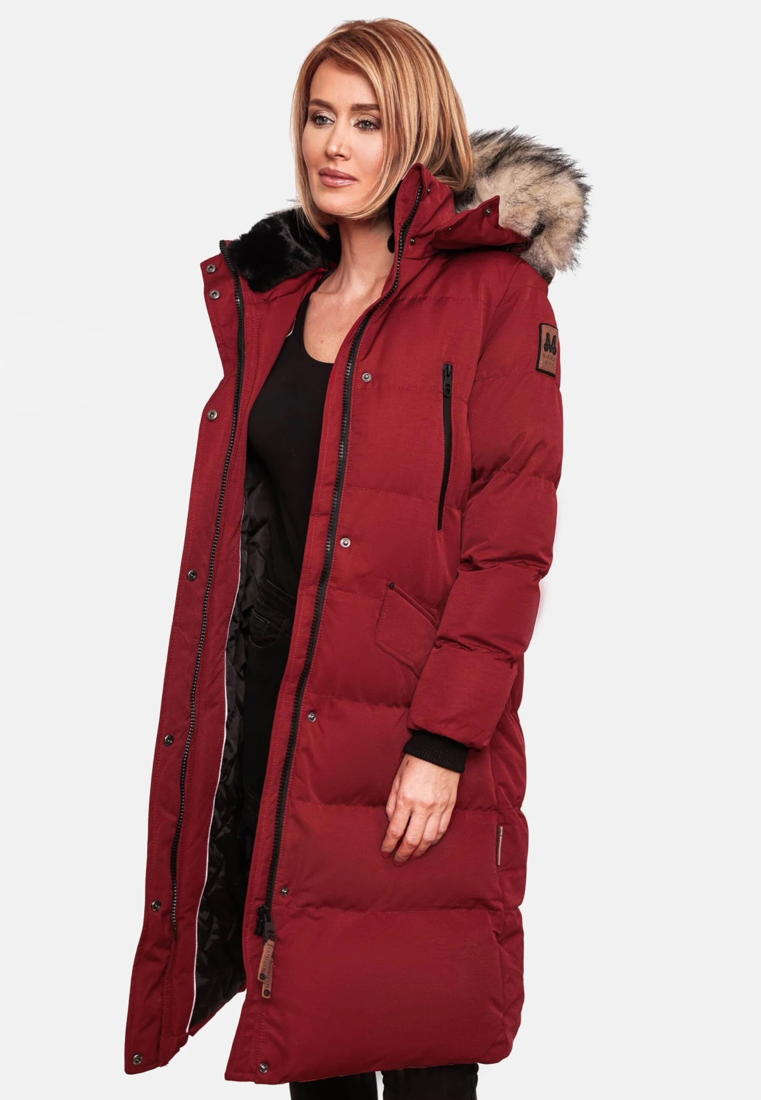 Marikoo Manteaux Dhiver Manteau D’hiver Schneesternchen Femme Rouge Sang 12 Marikoo Manteaux Dhiver Manteau D’hiver Schneesternchen Femme Rouge Sang – Image 10