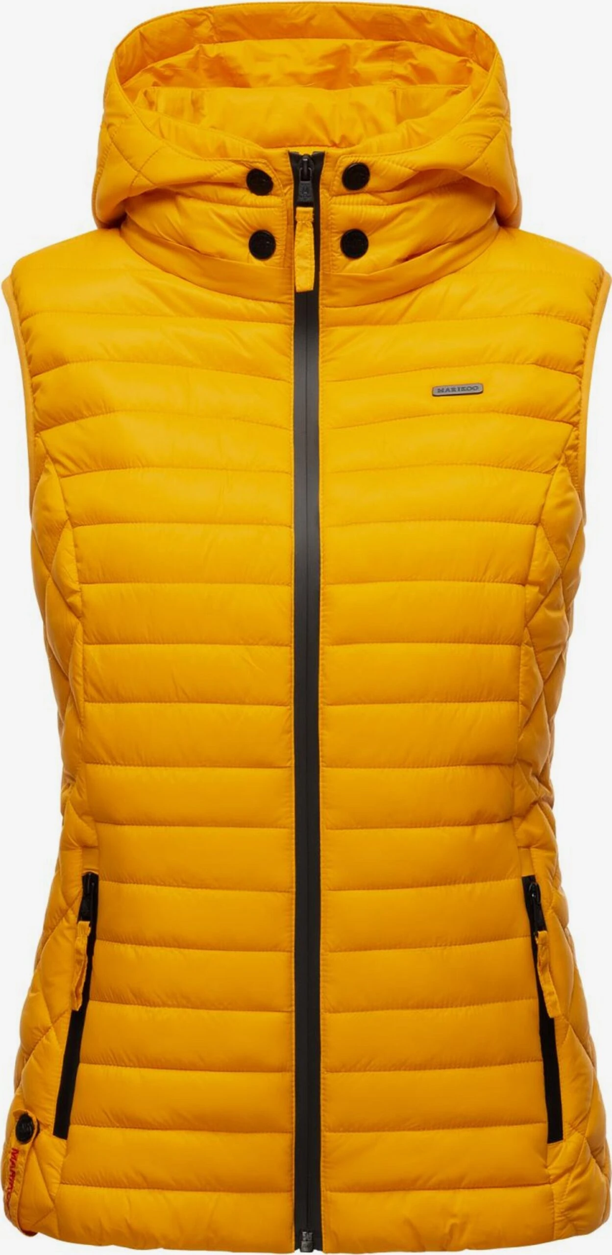 Marikoo Vestes Sans Manches Gilet Hasenpfote Femme Jaune Dor 3 Marikoo Vestes Sans Manches Gilet Hasenpfote Femme Jaune Dor