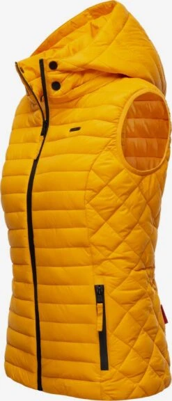 Marikoo Vestes Sans Manches Gilet Hasenpfote Femme Jaune Dor 8 Marikoo Vestes Sans Manches Gilet Hasenpfote Femme Jaune Dor -Marikoo 64da4f56970e4f9d1bb6351fc2175ab1