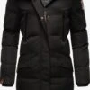 Marikoo Manteaux Dhiver Manteau D’hiver Schneesternchen Femme Noir -Marikoo 6524bacba00ef9155d0b5ab36253b045