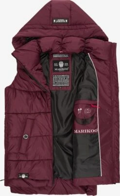 Marikoo Vestes Sans Manches Gilet Zarinaa Femme Bordeaux 11 Marikoo Vestes Sans Manches Gilet Zarinaa Femme Bordeaux -Marikoo 675d0ebc07ec19f07cc3579c8bfed0ec