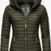 Marikoo Vestes De Mi-saison Veste Mi-saison Löwenbaby Femme Olive -Marikoo 678b4c3076fb444ace5bdf787f77ac77