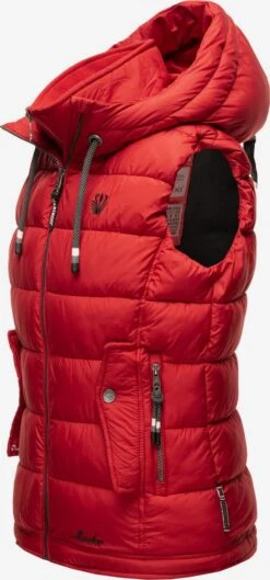 Marikoo Vestes Sans Manches Gilet Taisaa Femme Rouge 11 Marikoo Vestes Sans Manches Gilet Taisaa Femme Rouge -Marikoo 6a3829c0a60ded542ce4767597eba9a0