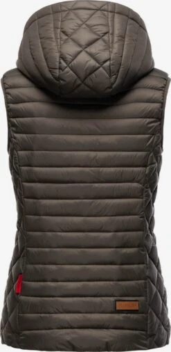 Marikoo Vestes Sans Manches Gilet Hasenpfote Femme Anthracite -Marikoo 6c423209634daf87b9474abb033bcf47