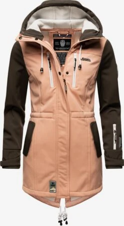 Marikoo Manteaux De Pluie Manteau Fonctionnel Zimtzicke Femme Rose / Noir