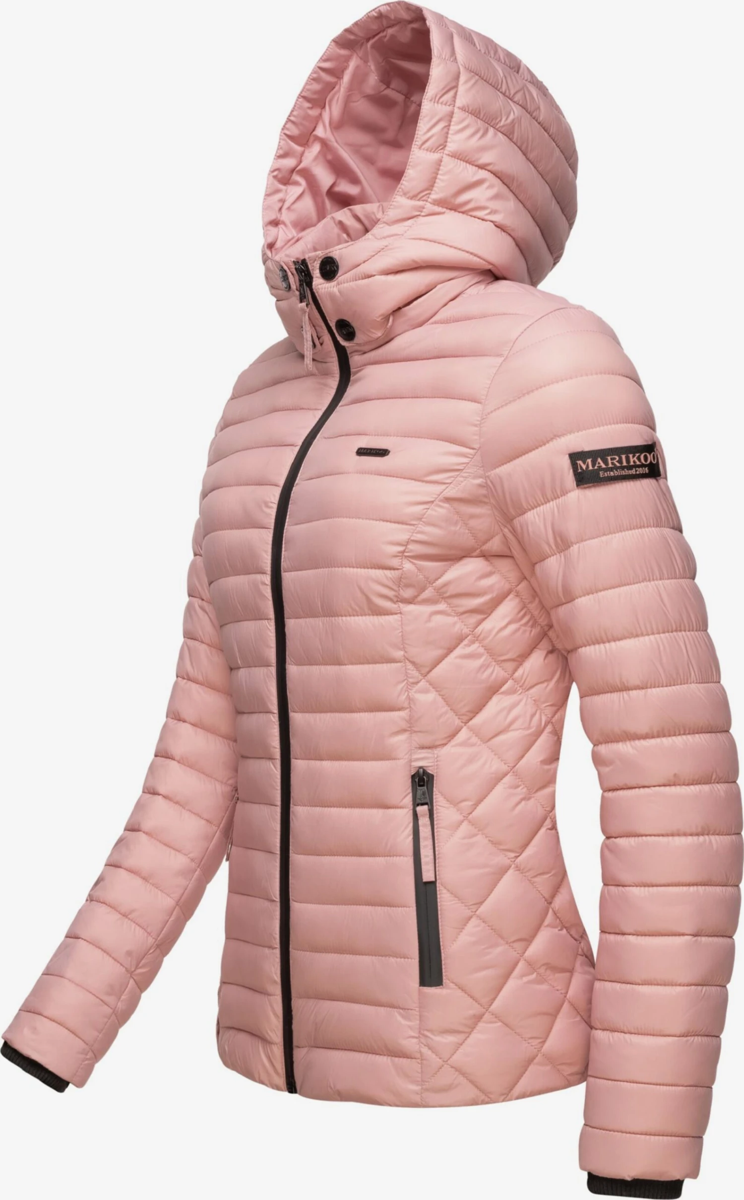 Marikoo Vestes De Mi-saison Veste Mi-saison Femme Rose 4 Marikoo Vestes De Mi-saison Veste Mi-saison Femme Rose – Image 2
